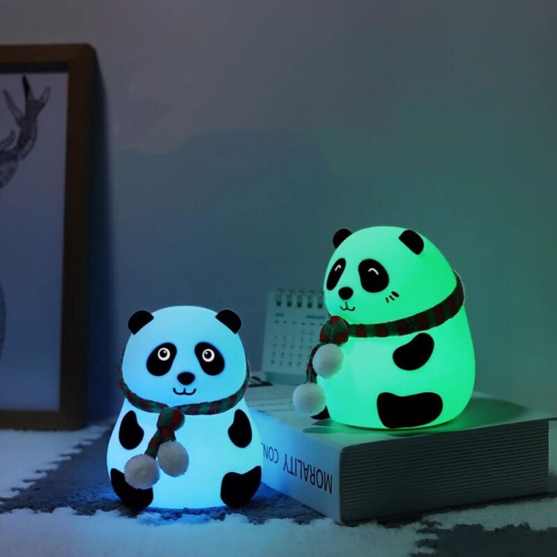 Cute Panda Lamp with Touch Control – 7 Colors RGB Night Light | The Perfect Christmas Gift - Image 6