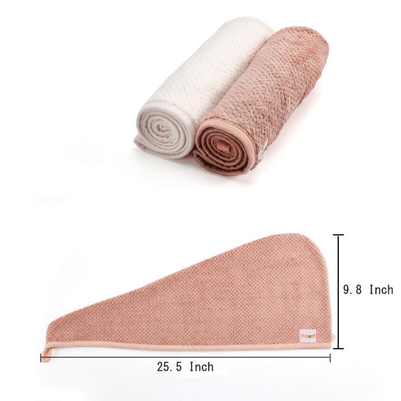 2 Set Magic Instant Dry Hair Towel - Image 6